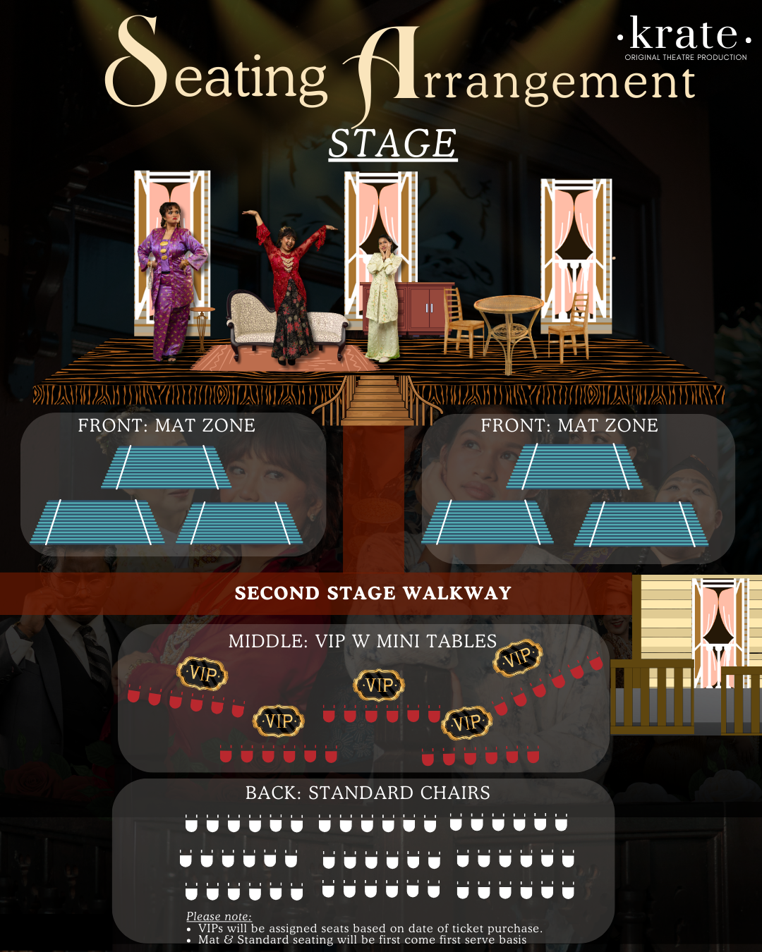 Seating arrangements 
