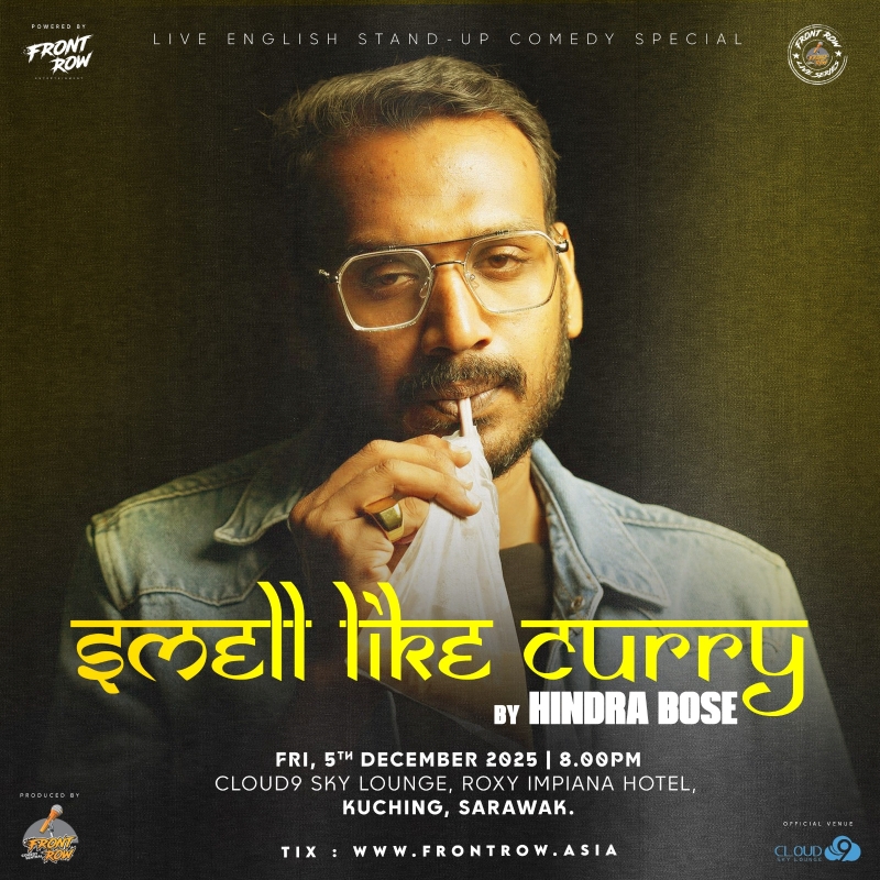 Front Row Comedy Sentral presents Hindra Bose - Smell Like Curry - Live in Kuching