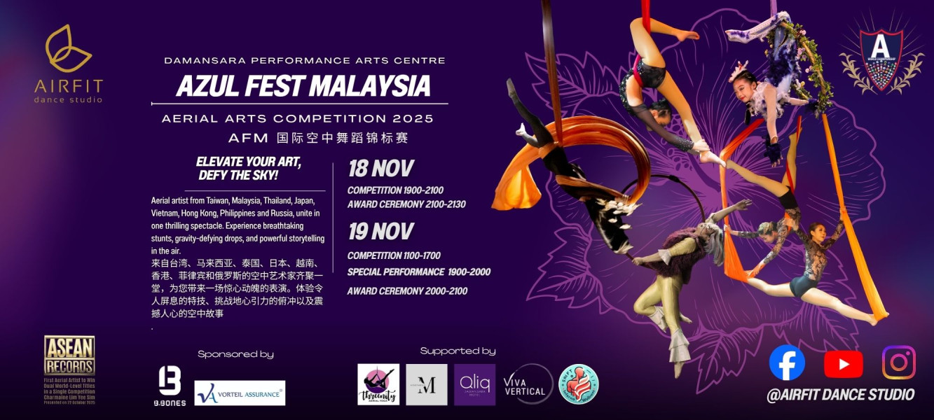 Azul Fest Malaysia 2025 (International Aerial Arts Competition) - CloudJoi