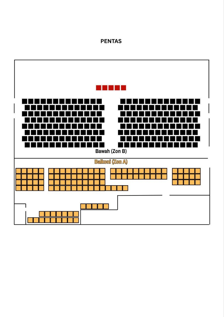 TEMPAT DUDUK. ZON A DAN ZON B TEMPAT DUDUK. ZON A DAN ZON B
