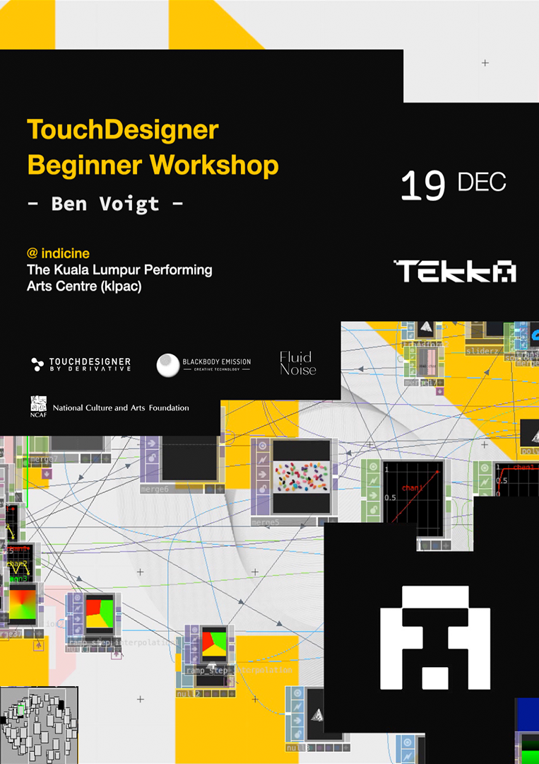 TEKKA: TouchDesigner Beginner Workshop (FULL) - CloudJoi