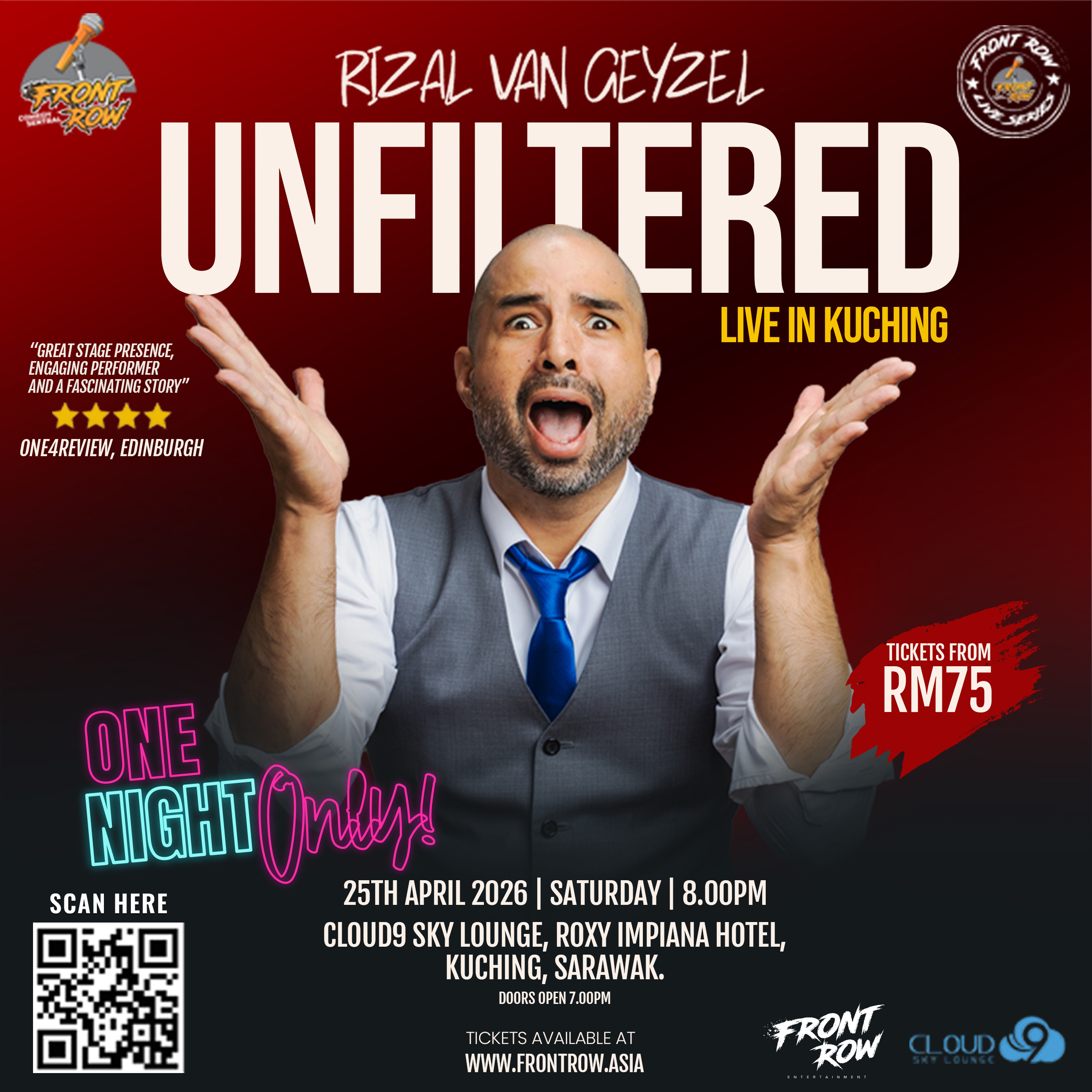 Rizal van Geyzel - Unfiltered - Live in Kuching