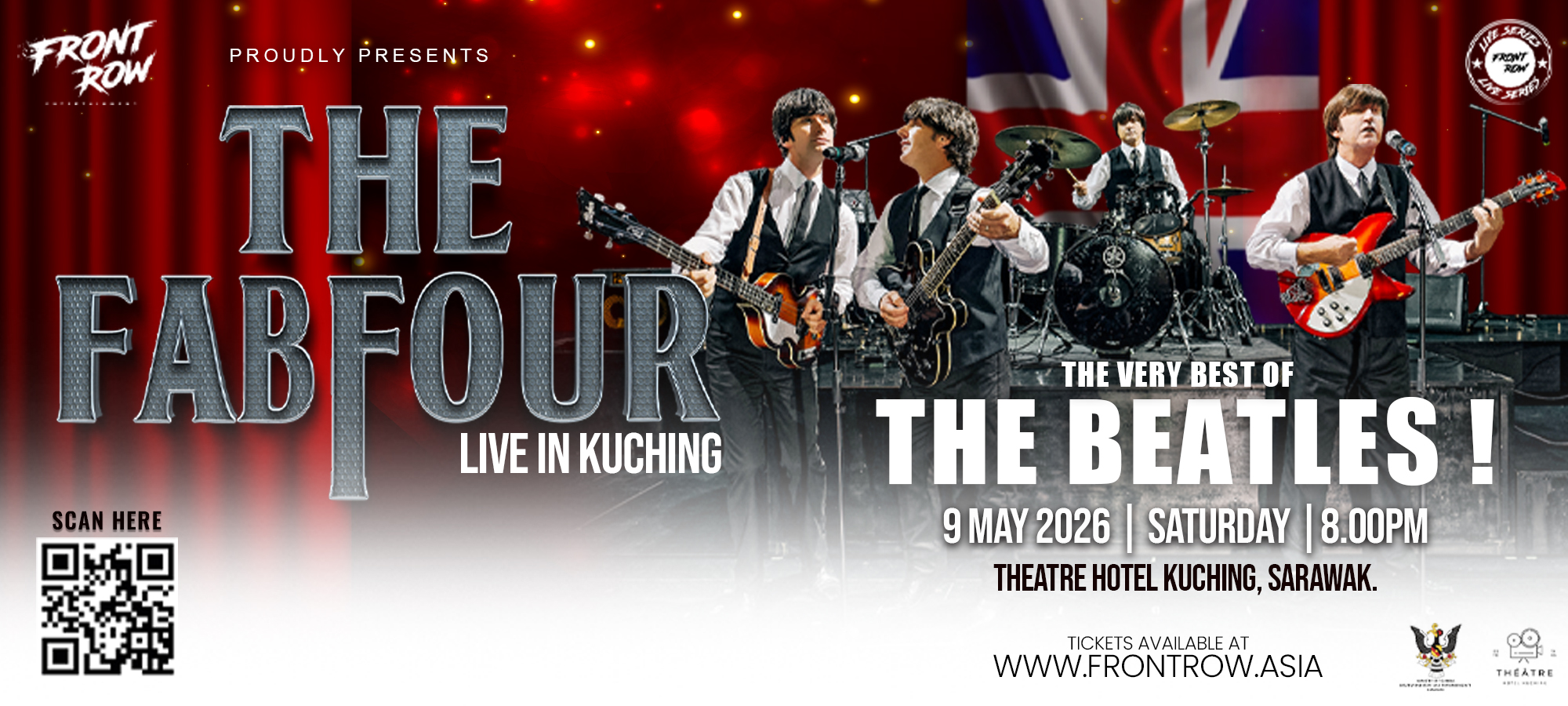 Beatles Tribute Concert - The Fabfour Live in Kuching