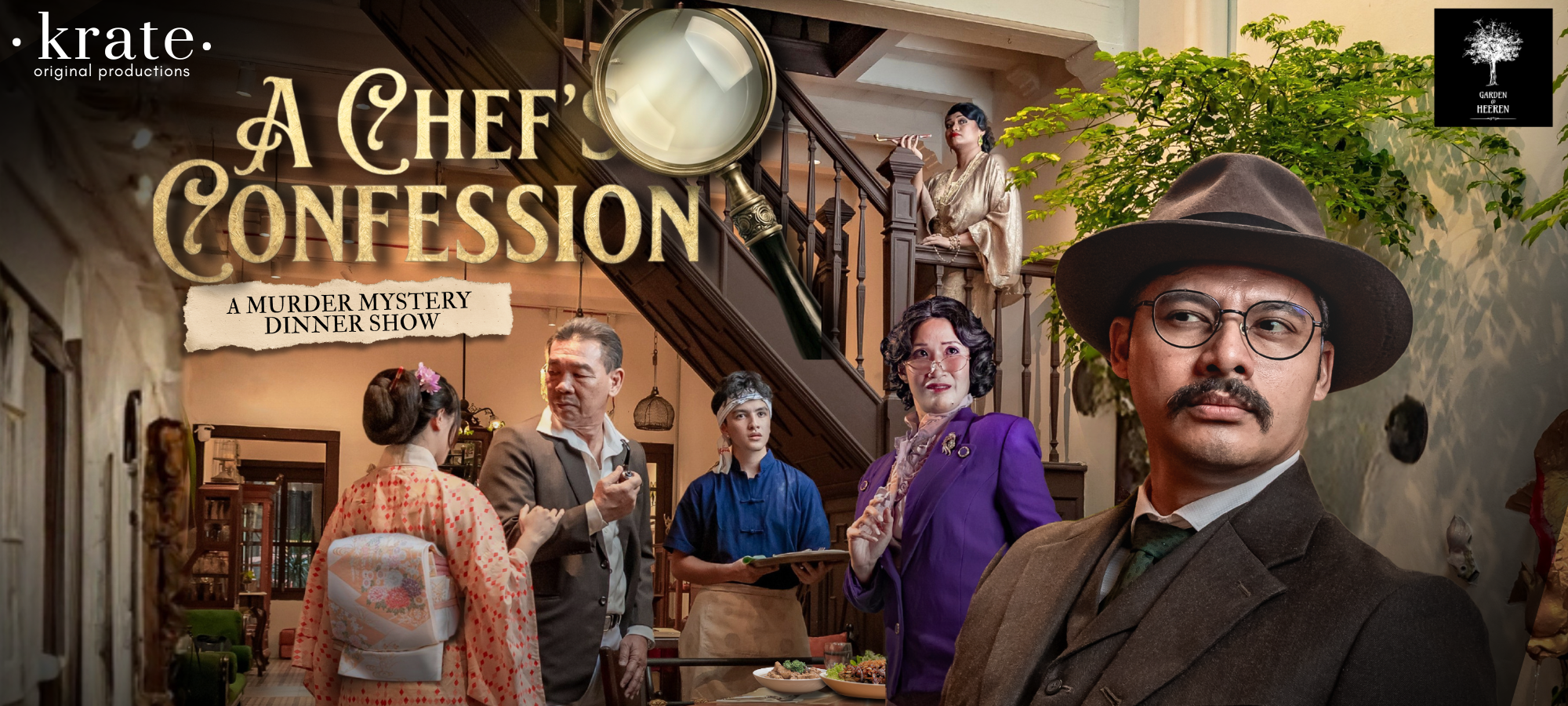 JOIN US FOR A WALK THROUGH MURDER MYSTERY DINNER SHOW