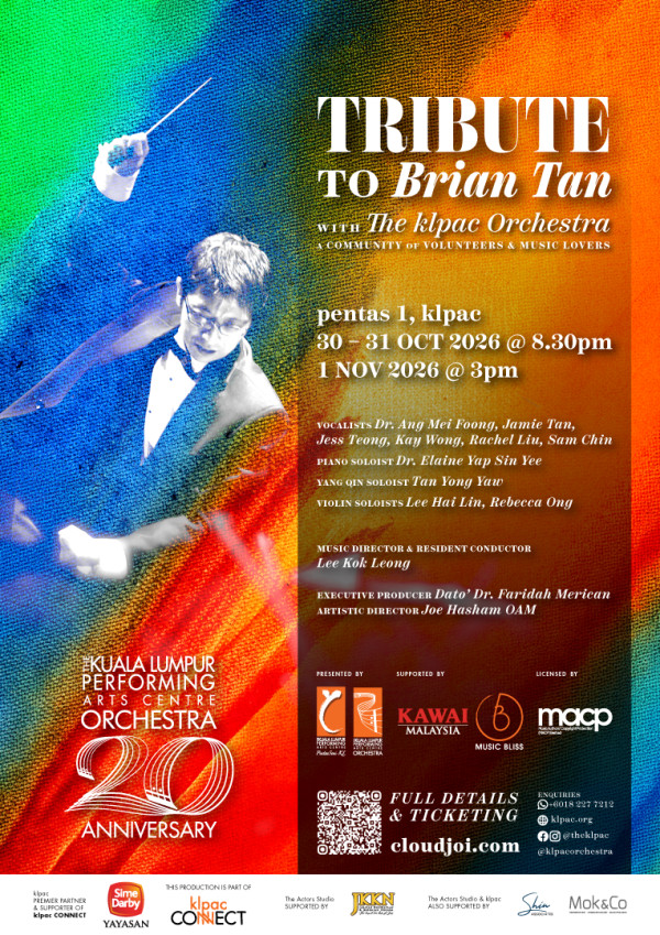 Official production poster: Tribute to Brian Tan