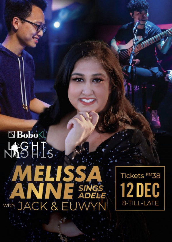 MELISSA ANNE Sings ADELE With Jack And Euwyn Light Nights BoboKL 